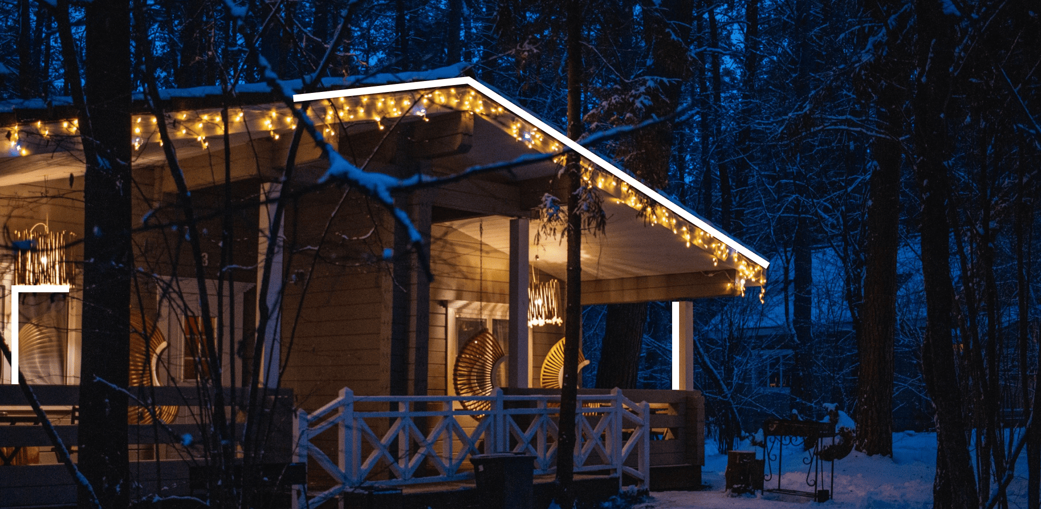 Зимняя сказка: обзор самых красивых загородных домов для празднования Нового года